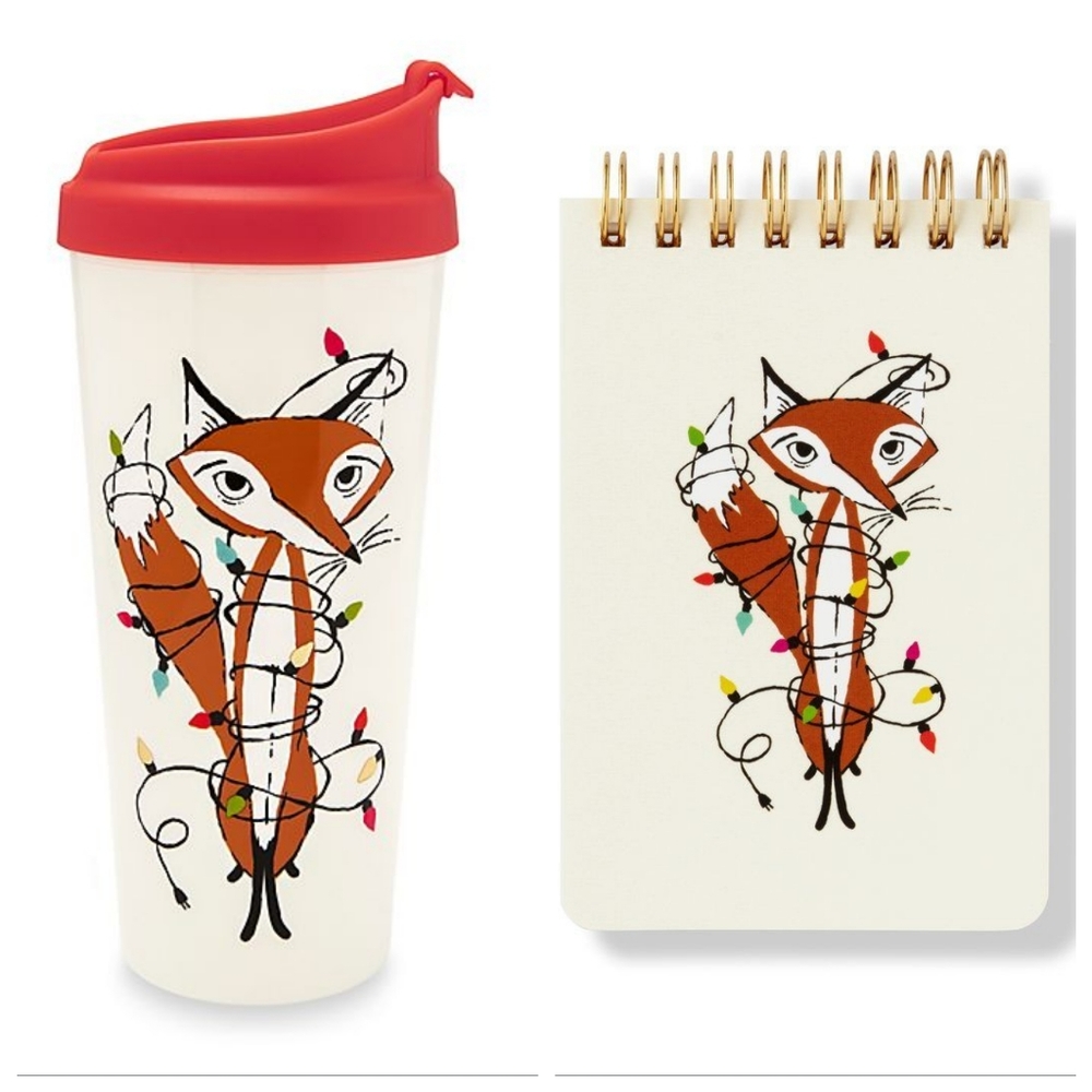 KATE SPADE Gift Set - Thermal Mug and Notepad NWT